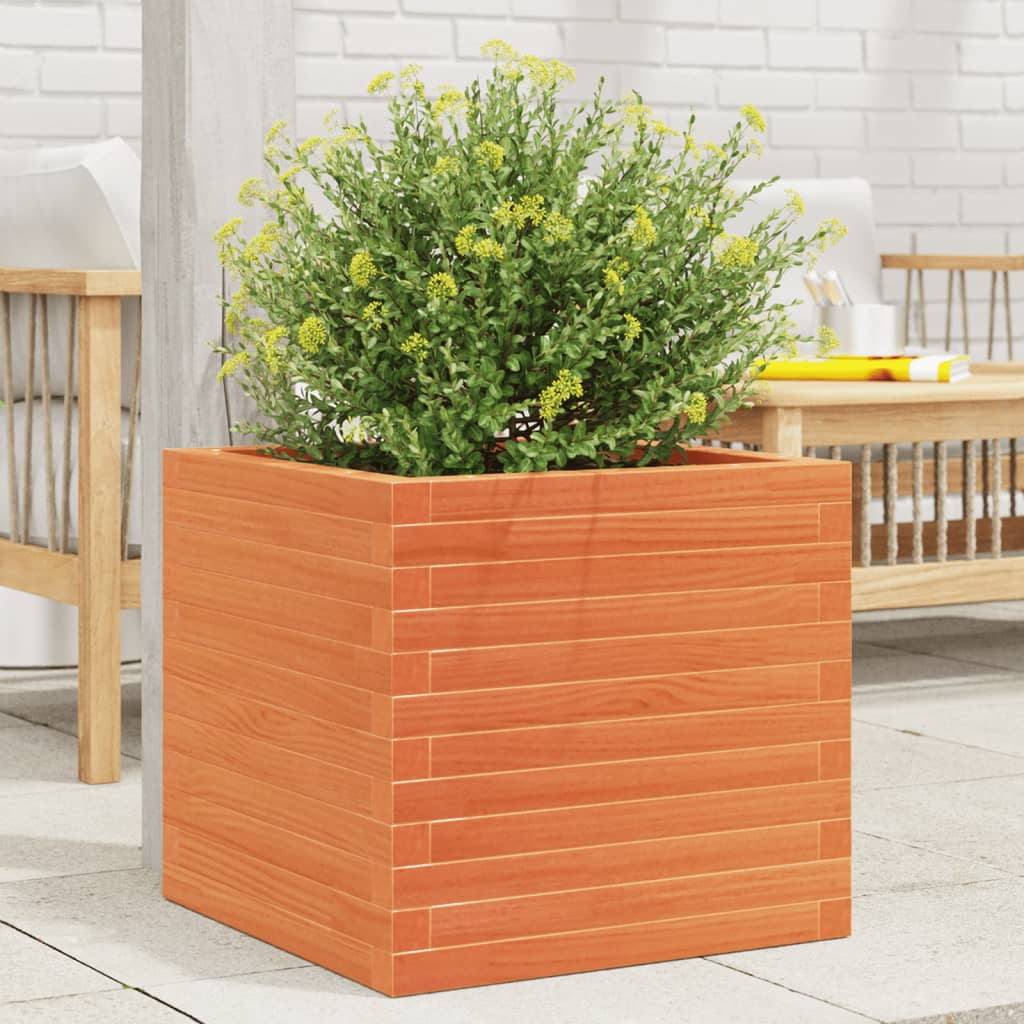 vidaXL Plantenbak 40x40x46 cm massief grenenhout