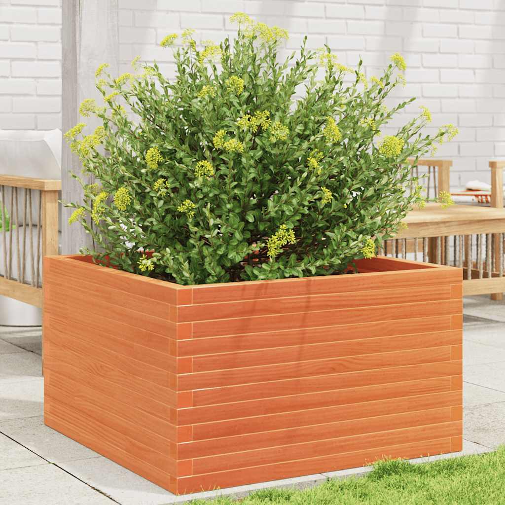 vidaXL Plantenbak 40x40x46 cm massief grenenhout