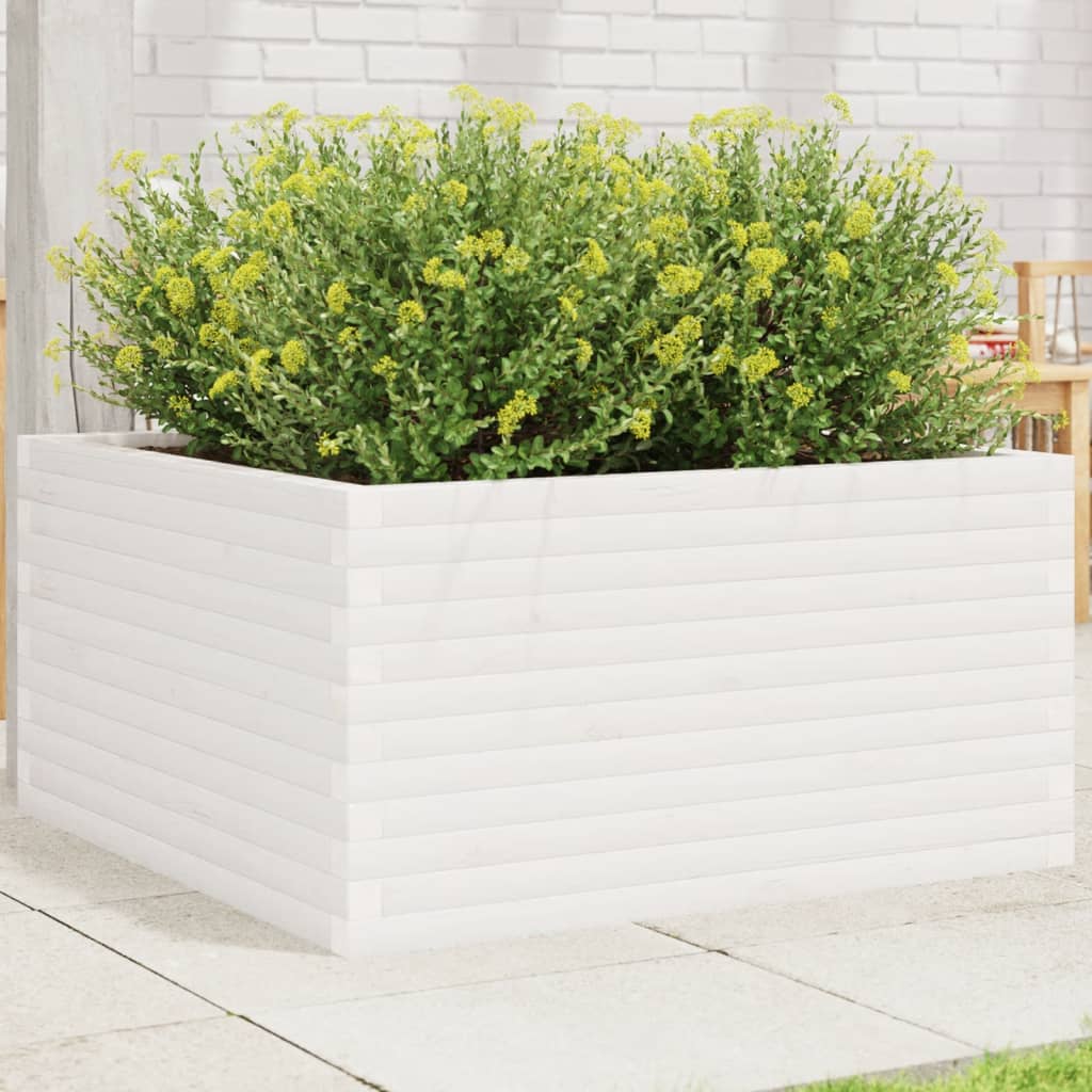 vidaXL Plantenbak 40x40x46 cm massief grenenhout