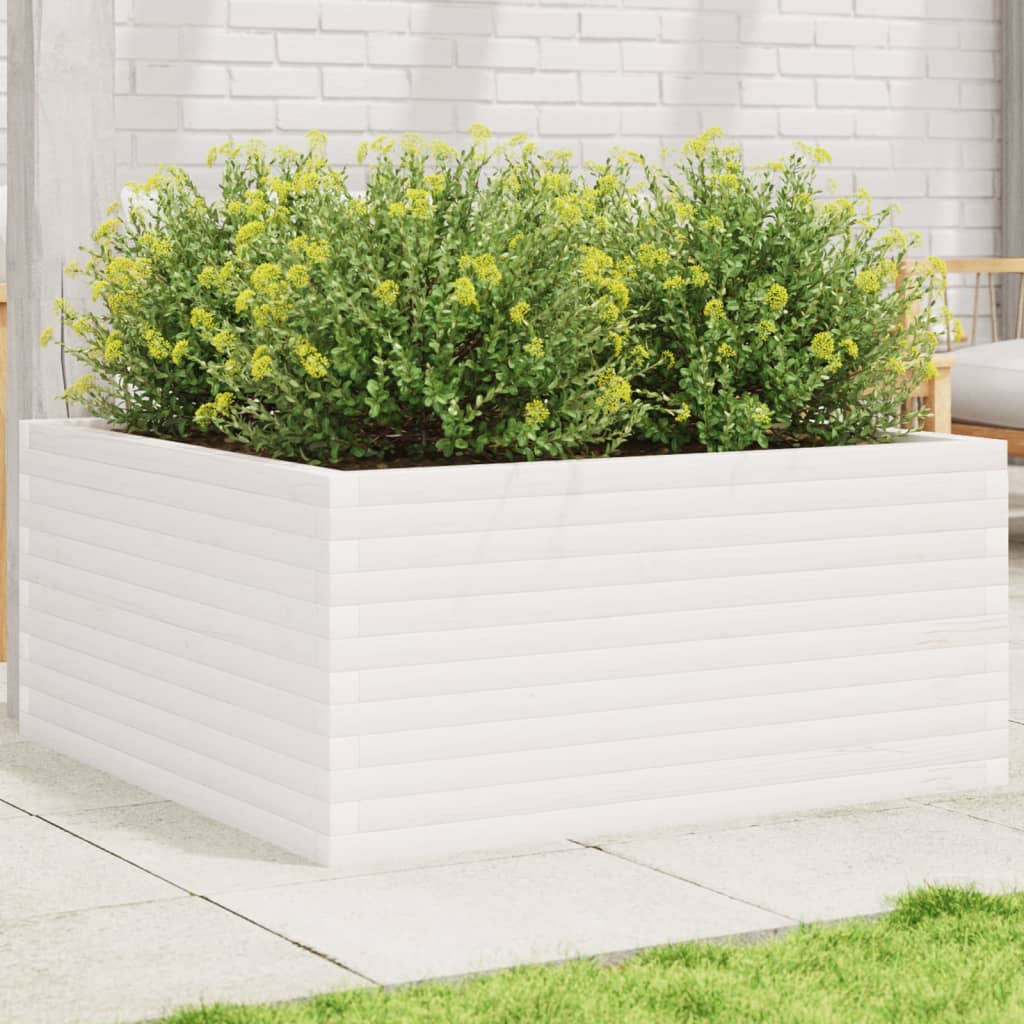 vidaXL Plantenbak 40x40x46 cm massief grenenhout