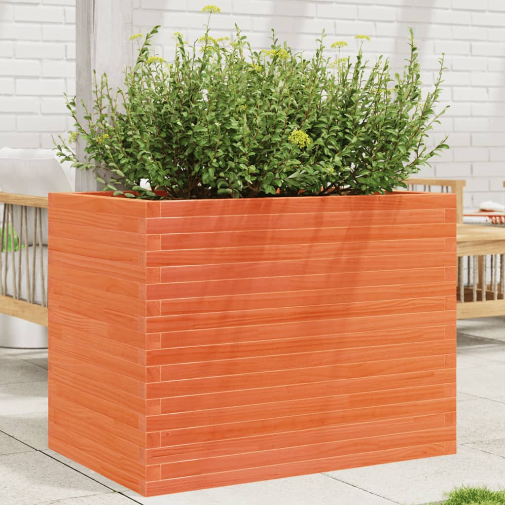 vidaXL Plantenbak 40x40x46 cm massief grenenhout
