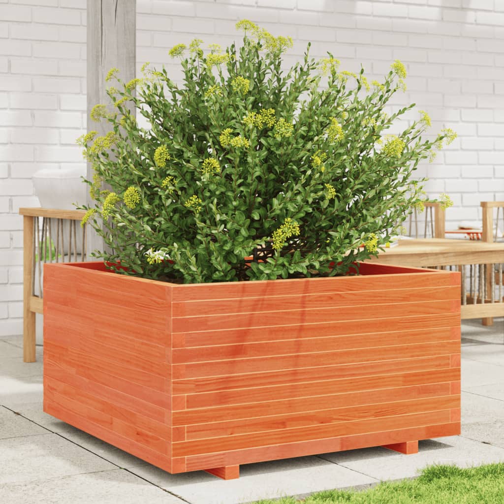 vidaXL Plantenbak 40x40x46 cm massief grenenhout