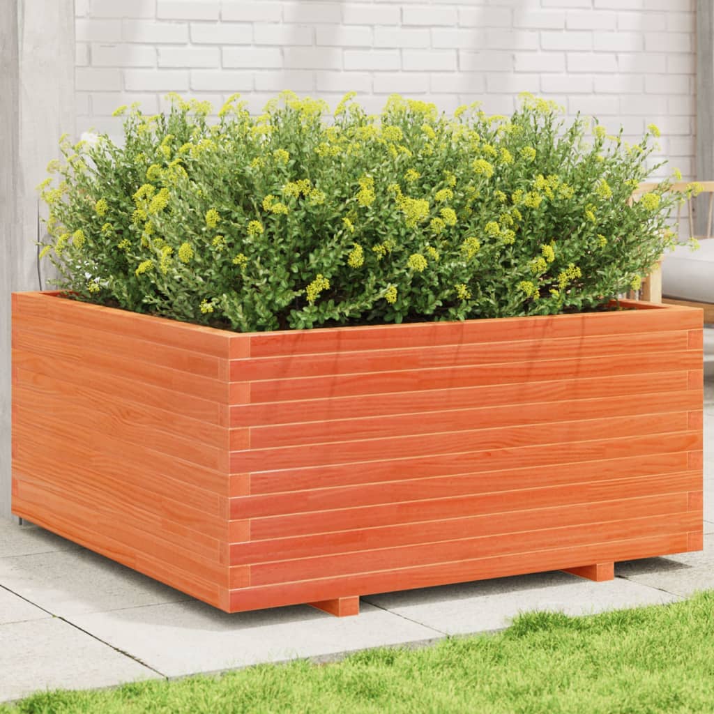 vidaXL Plantenbak 40x40x46 cm massief grenenhout