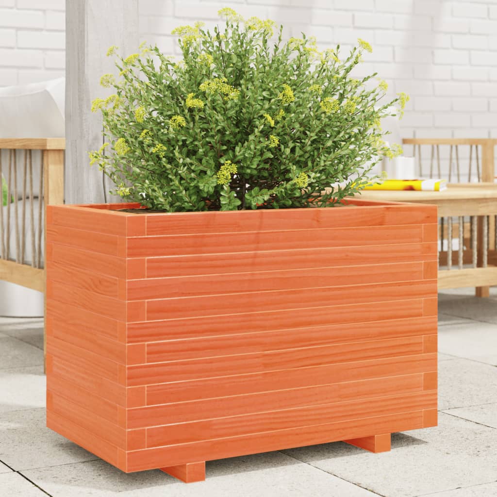vidaXL Plantenbak 40x40x46 cm massief grenenhout