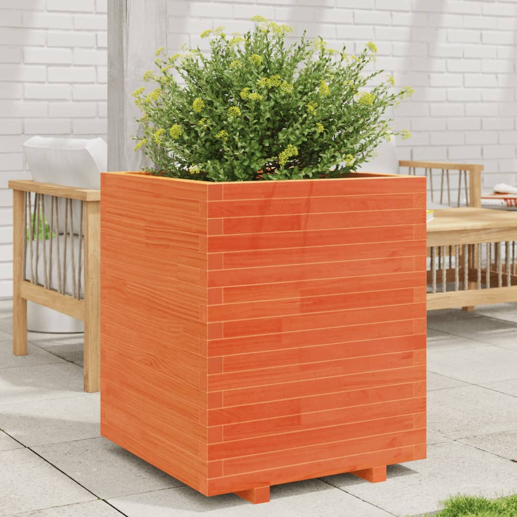 vidaXL Plantenbak 40x40x46 cm massief grenenhout