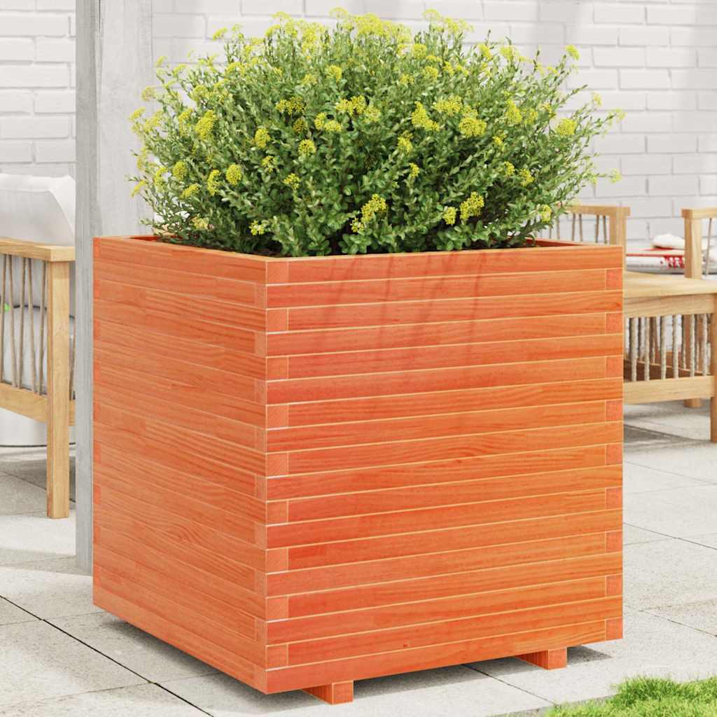 vidaXL Plantenbak 40x40x46 cm massief grenenhout