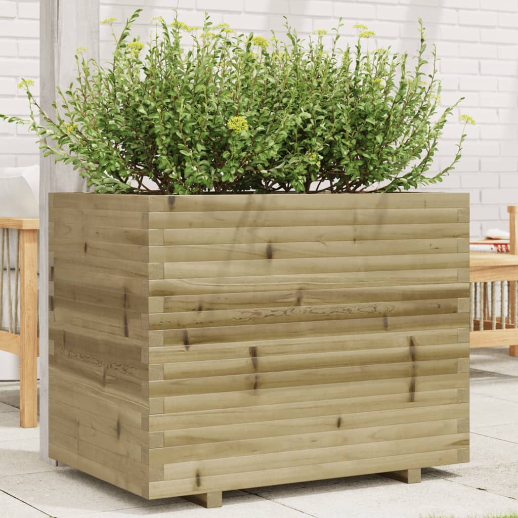 vidaXL Plantenbak 40x40x46 cm massief grenenhout