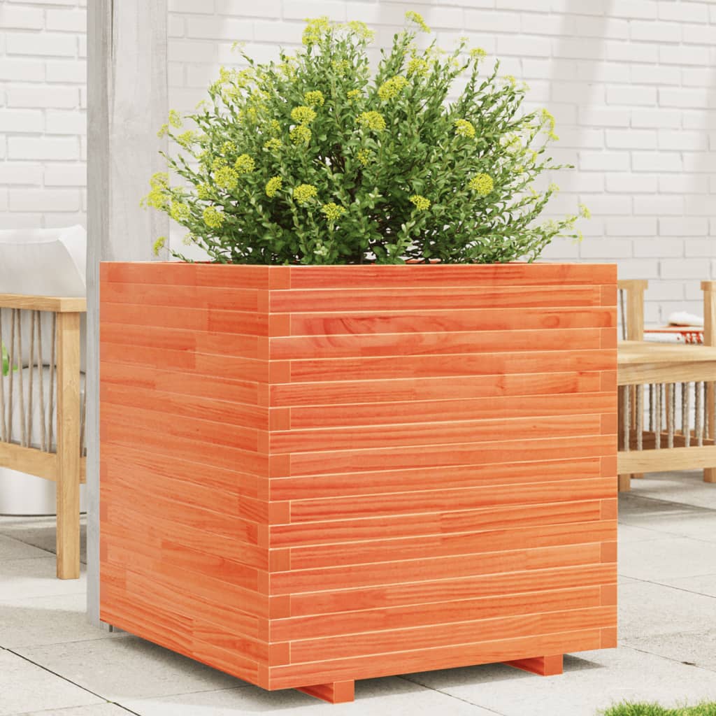 vidaXL Plantenbak 40x40x46 cm massief grenenhout