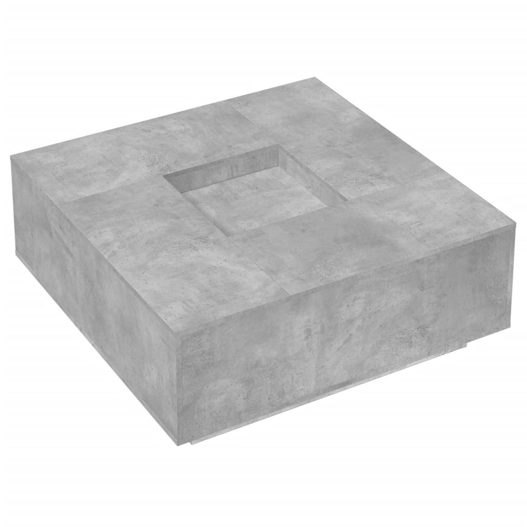 vidaXL Salontafel 100x100x40 cm bewerkt hout wit