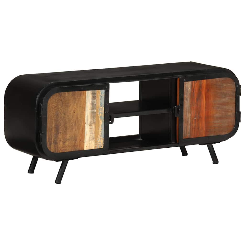 vidaXL Tv-meubel 110x30x45 cm massief gerecycled hout