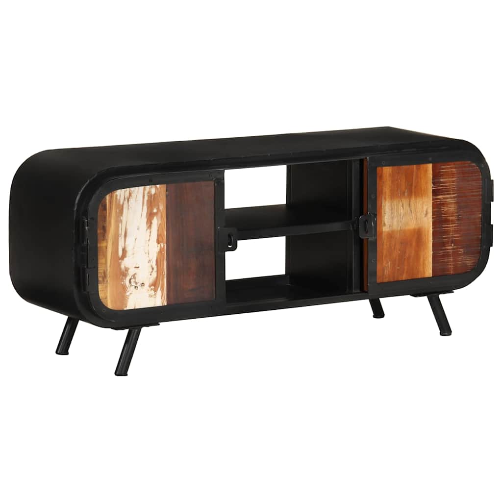 vidaXL Tv-meubel 110x30x45 cm massief gerecycled hout