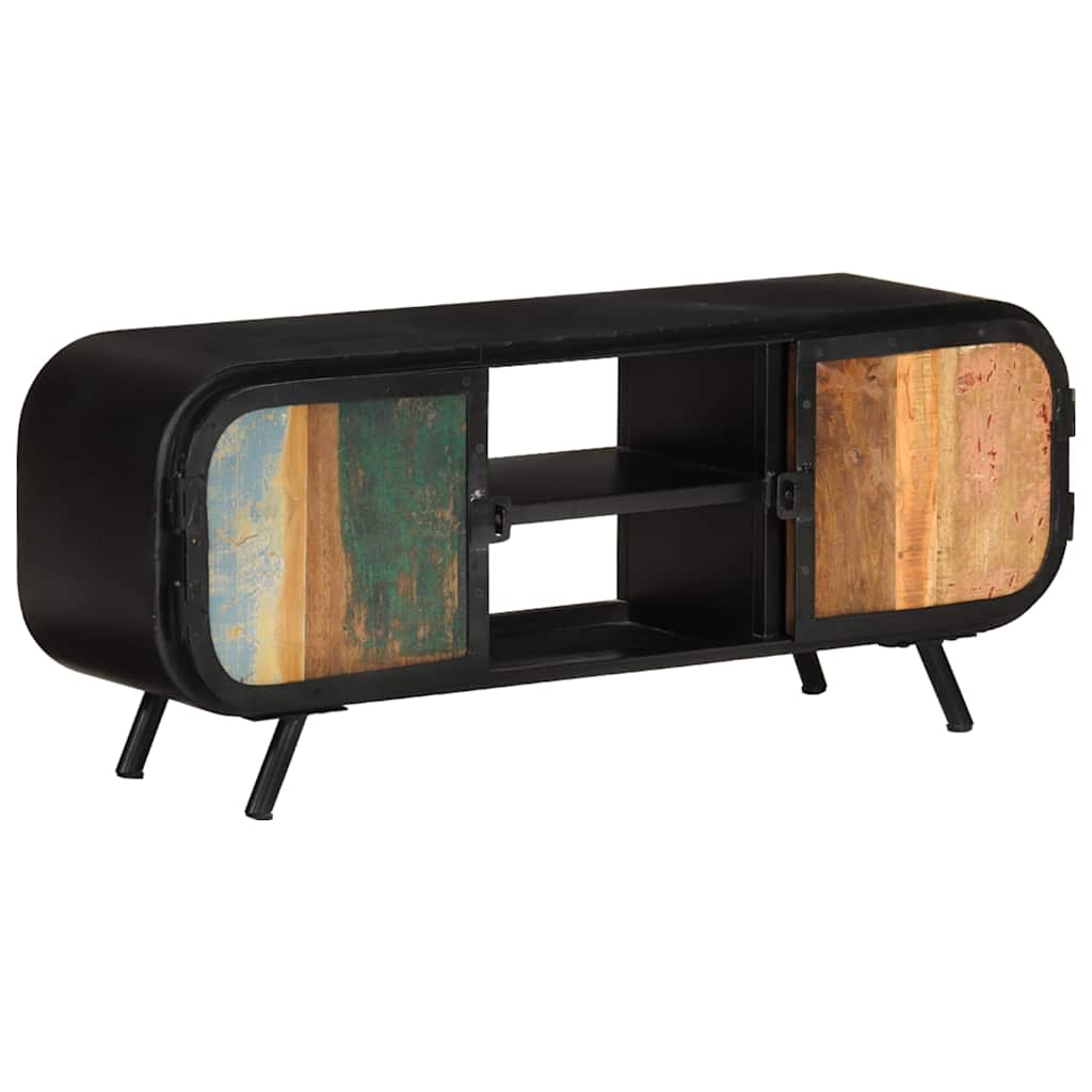 vidaXL Tv-meubel 110x30x45 cm massief gerecycled hout