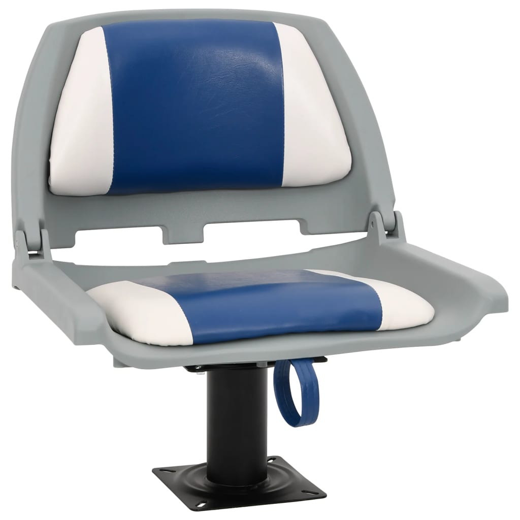 vidaXL Boat Seats 2 pcs Foldable Backrest 41x51x48 cm Grey