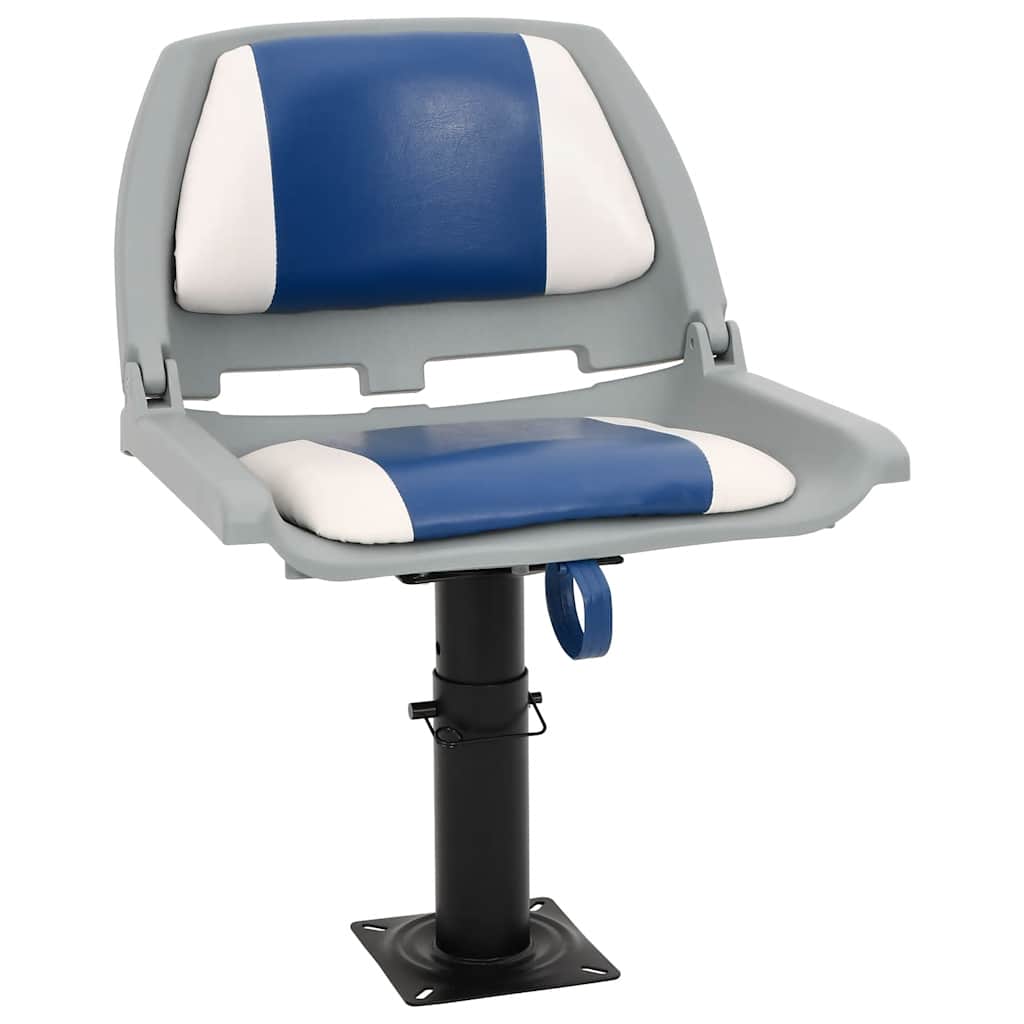 vidaXL Boat Seats 2 pcs Foldable Backrest 41x51x48 cm Grey