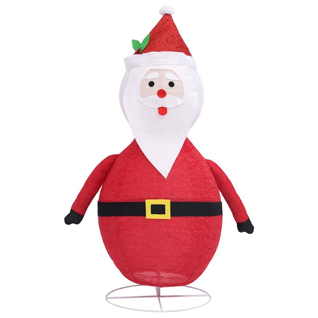 vidaXL Santa Claus Decorative LED 60 cm Luxurious Fabric