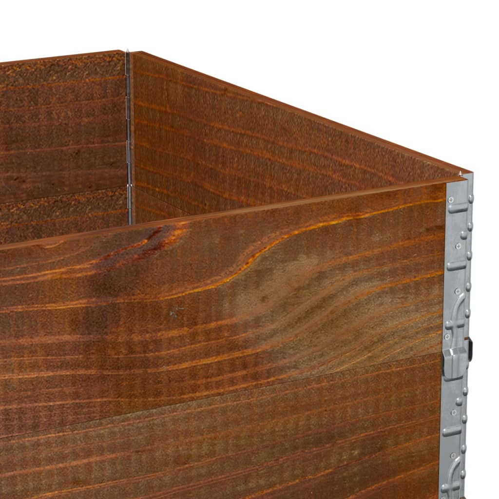 vidaXL Plantenbak 100x50 cm massief grenenhout