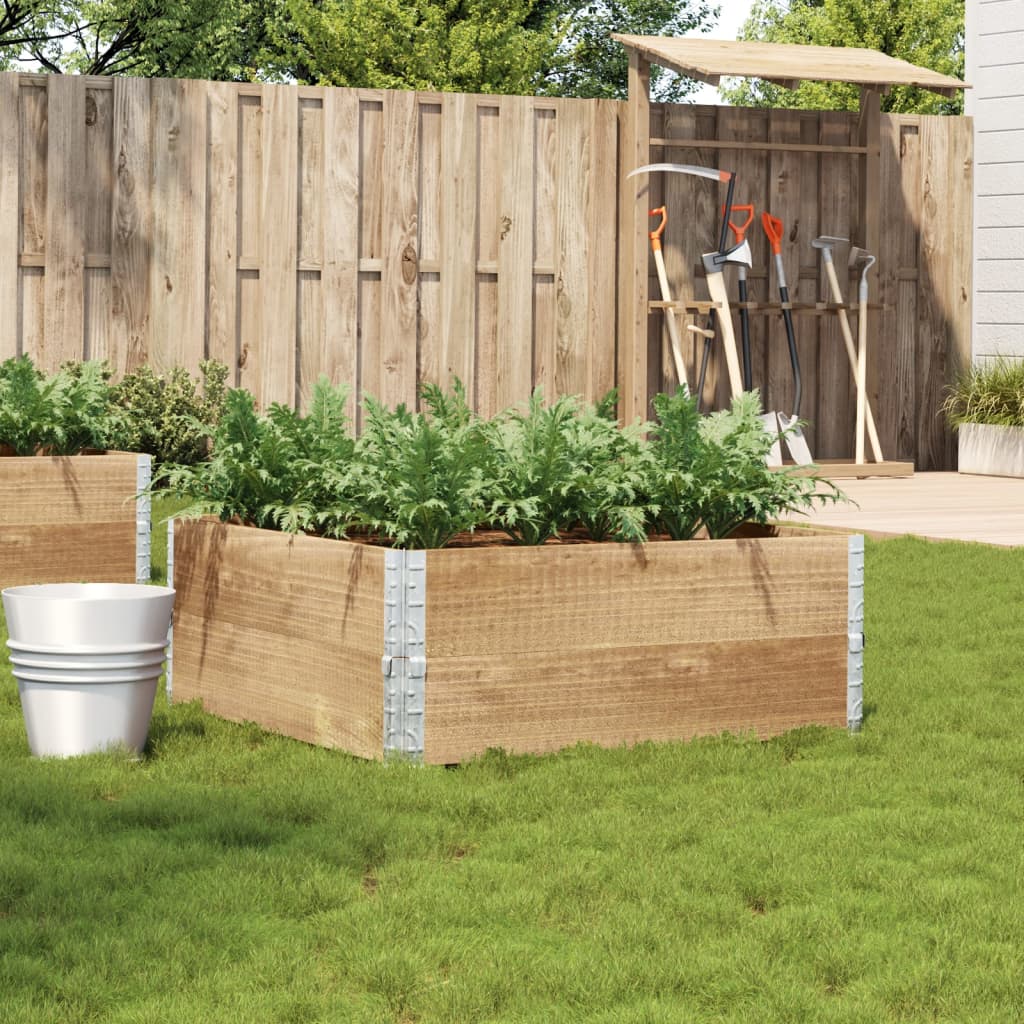vidaXL Plantenbak 100x50 cm massief grenenhout