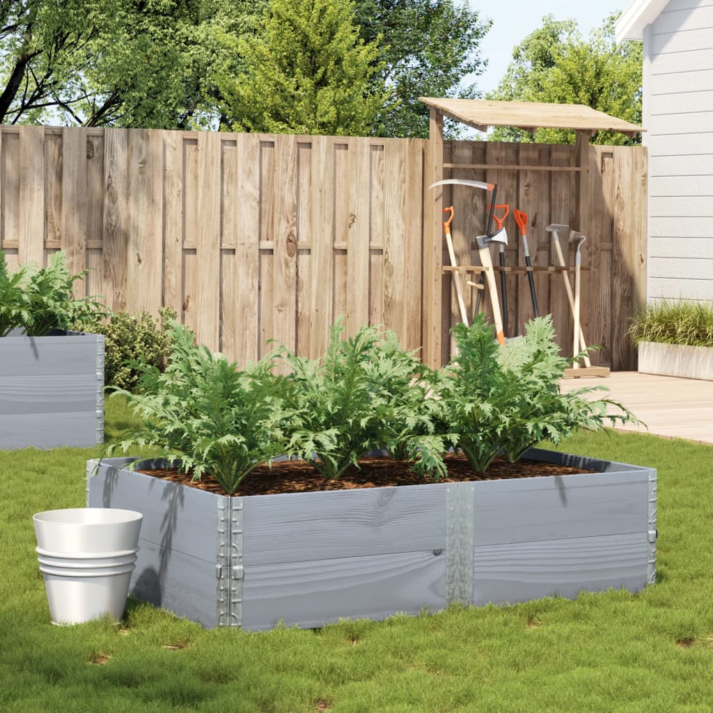 vidaXL Plantenbak 100x50 cm massief grenenhout