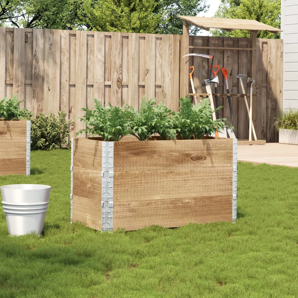vidaXL Plantenbak 100x50 cm massief grenenhout