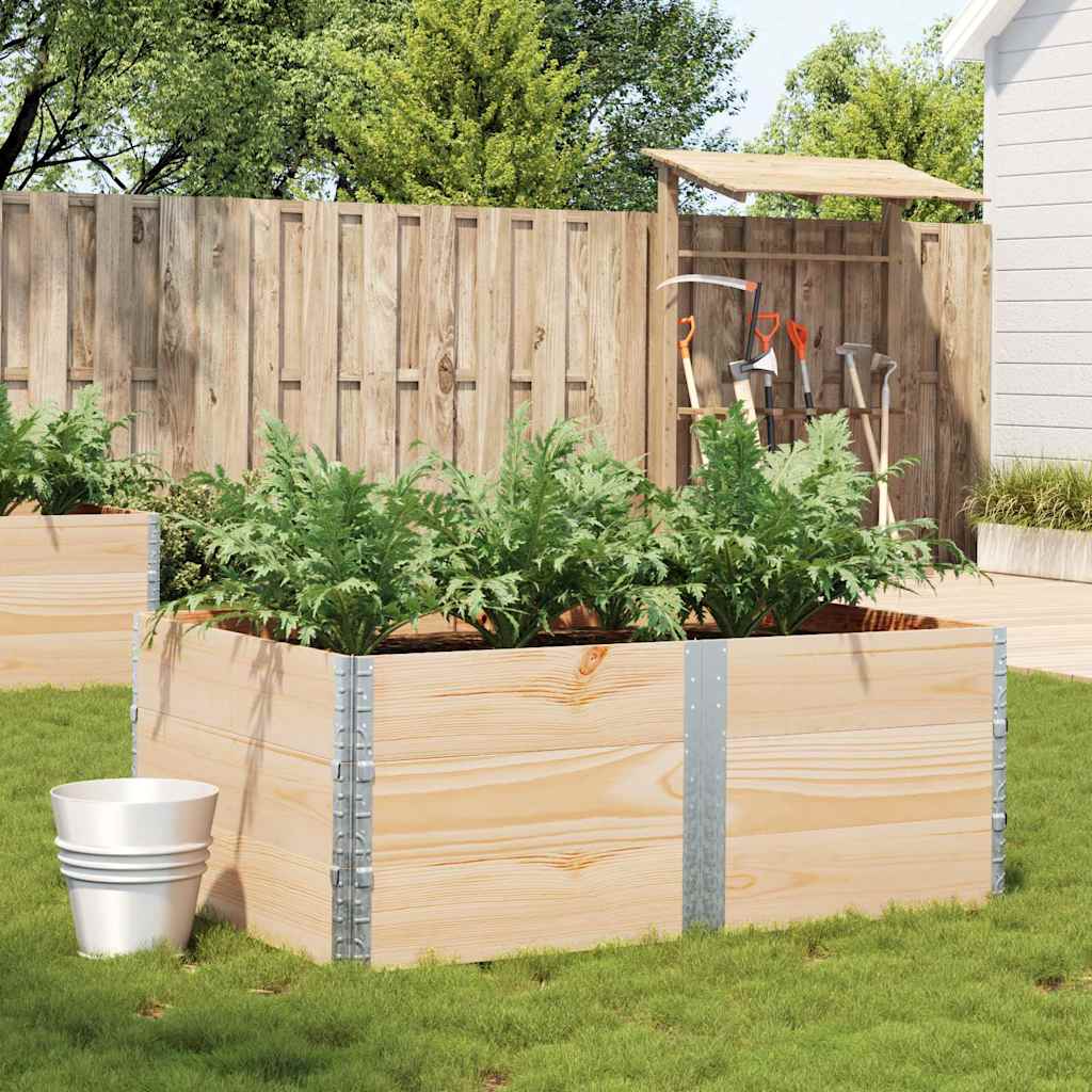vidaXL Plantenbak 100x50 cm massief grenenhout