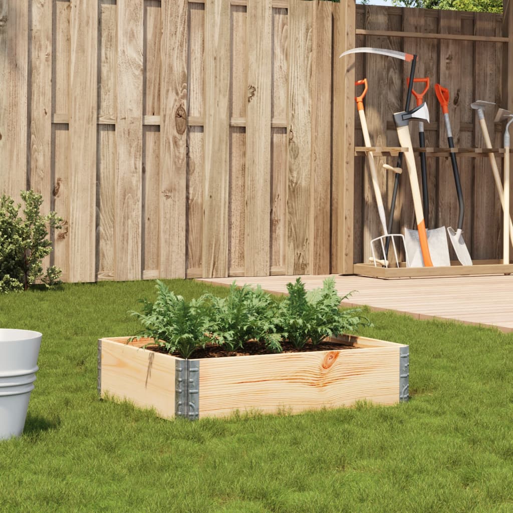 vidaXL Plantenbak 100x50 cm massief grenenhout
