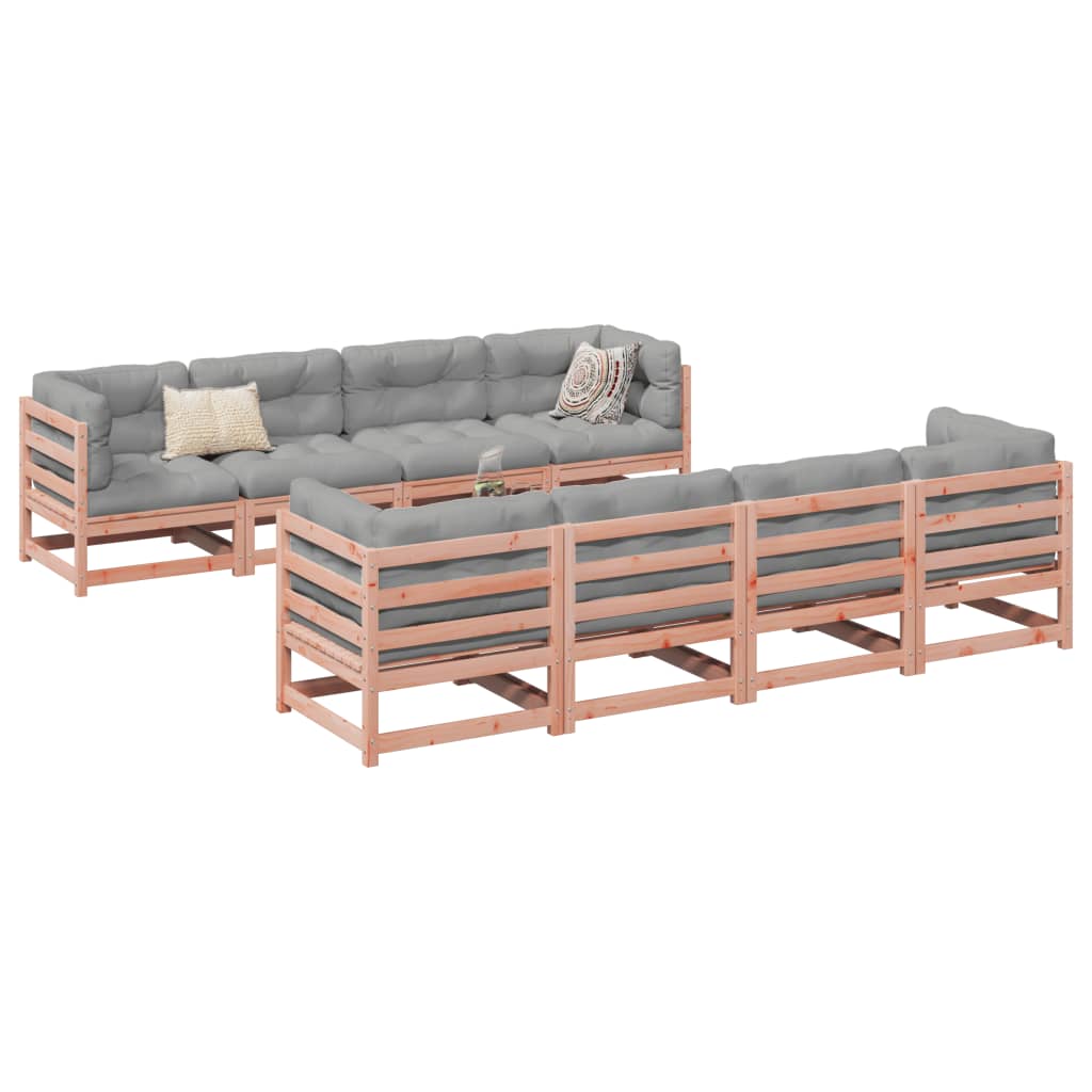 vidaXL 9-piece Lounge Set Solid Pine Wood