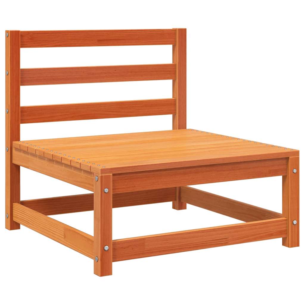 vidaXL 4-Piece Solid Pine Wood Lounge Set