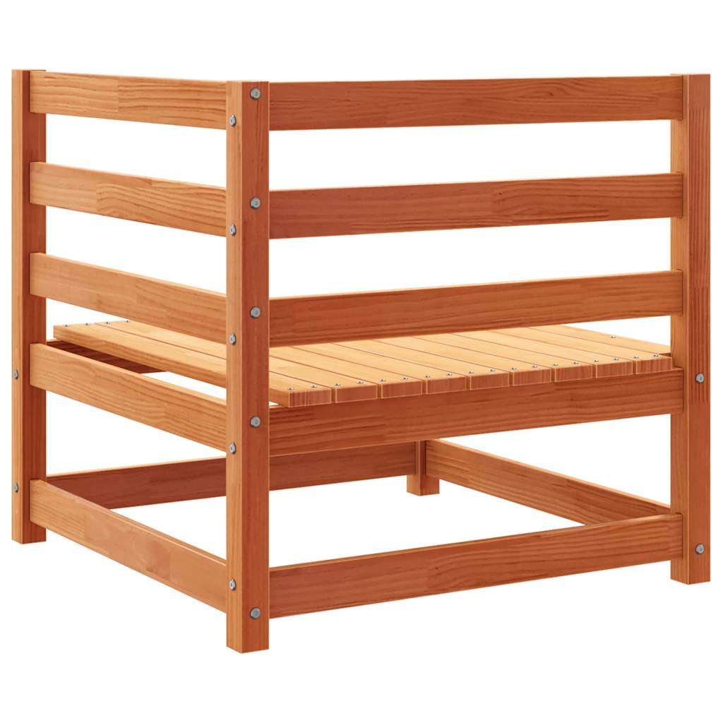 vidaXL 4-Piece Solid Pine Wood Lounge Set