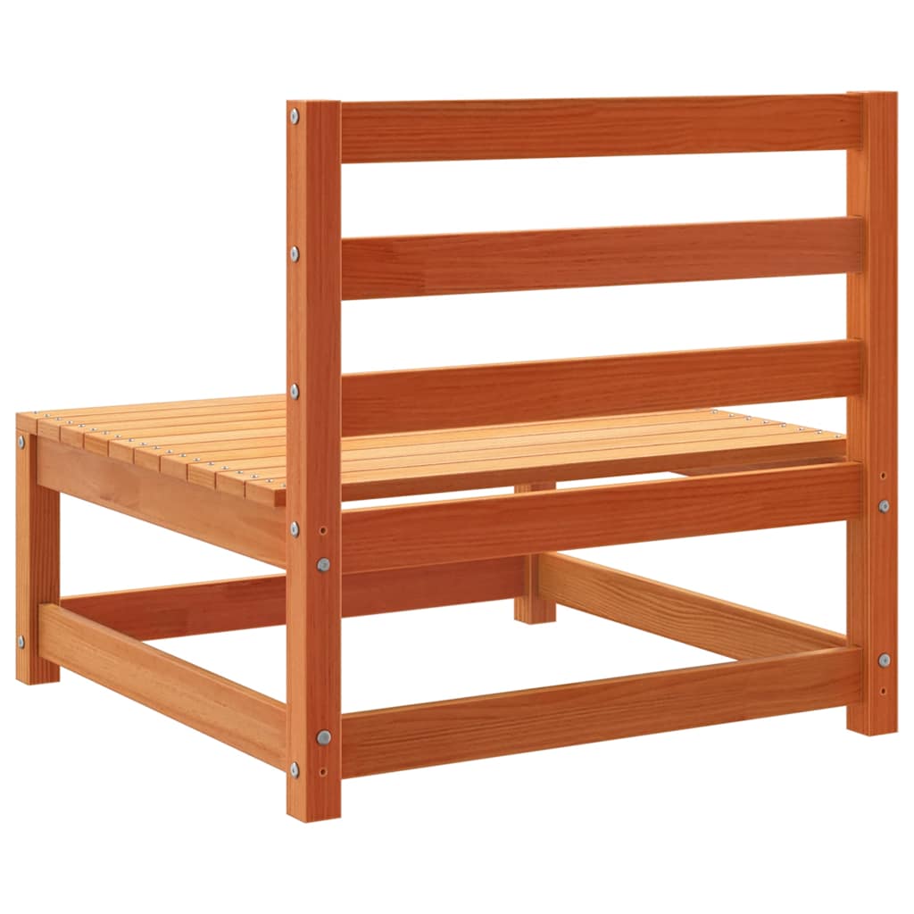 vidaXL 4-Piece Solid Pine Wood Lounge Set