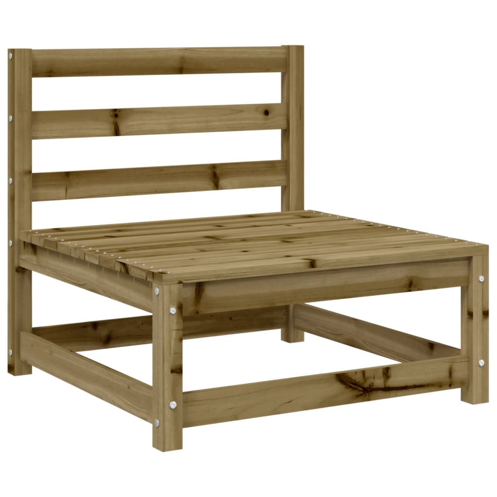 vidaXL 6-delige Loungeset massief grenenhout