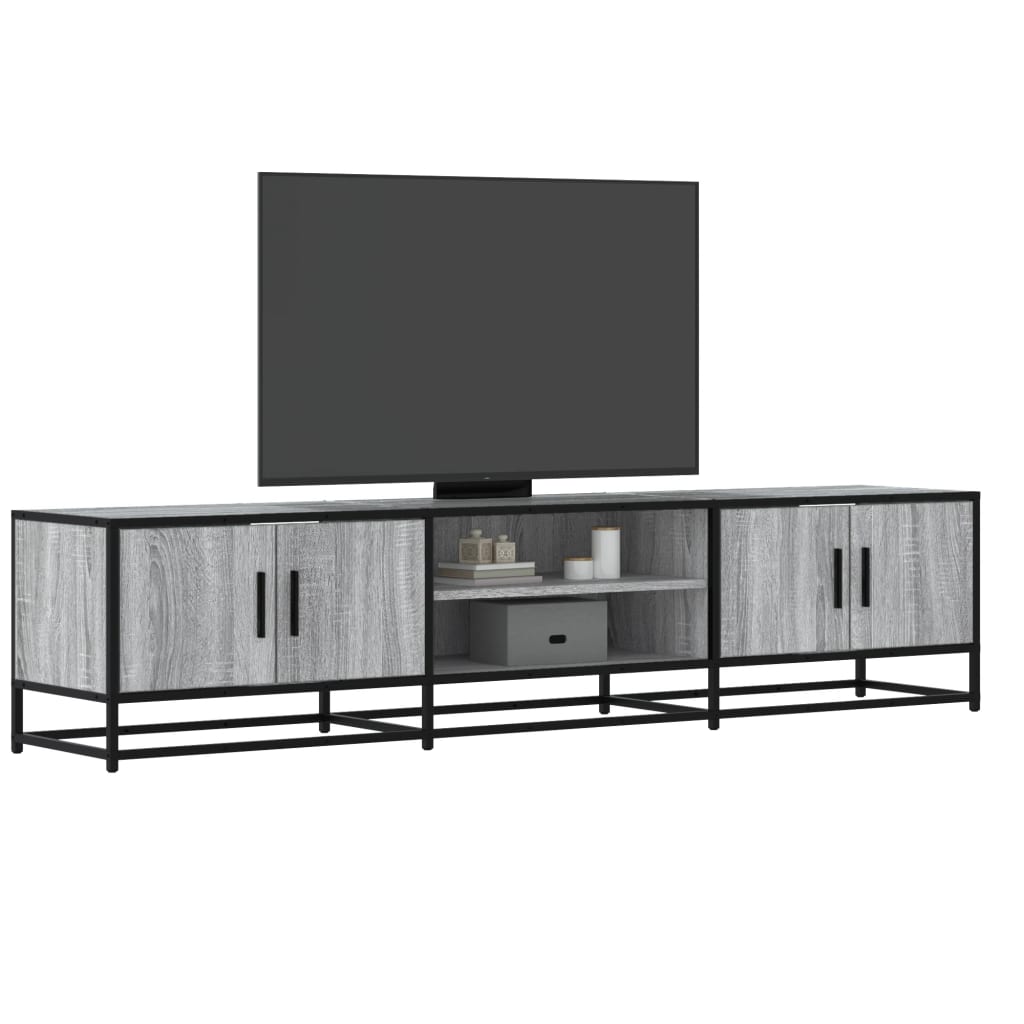 vidaXL Tv-meubel 180x35x41 cm bewerkt hout sonoma eikenkleurig