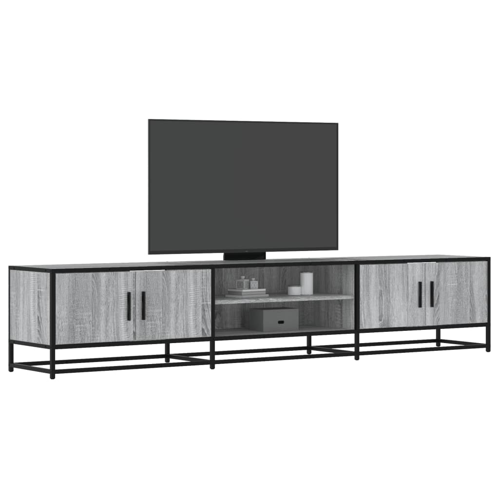 vidaXL Tv-meubel 180x35x41 cm bewerkt hout sonoma eikenkleurig