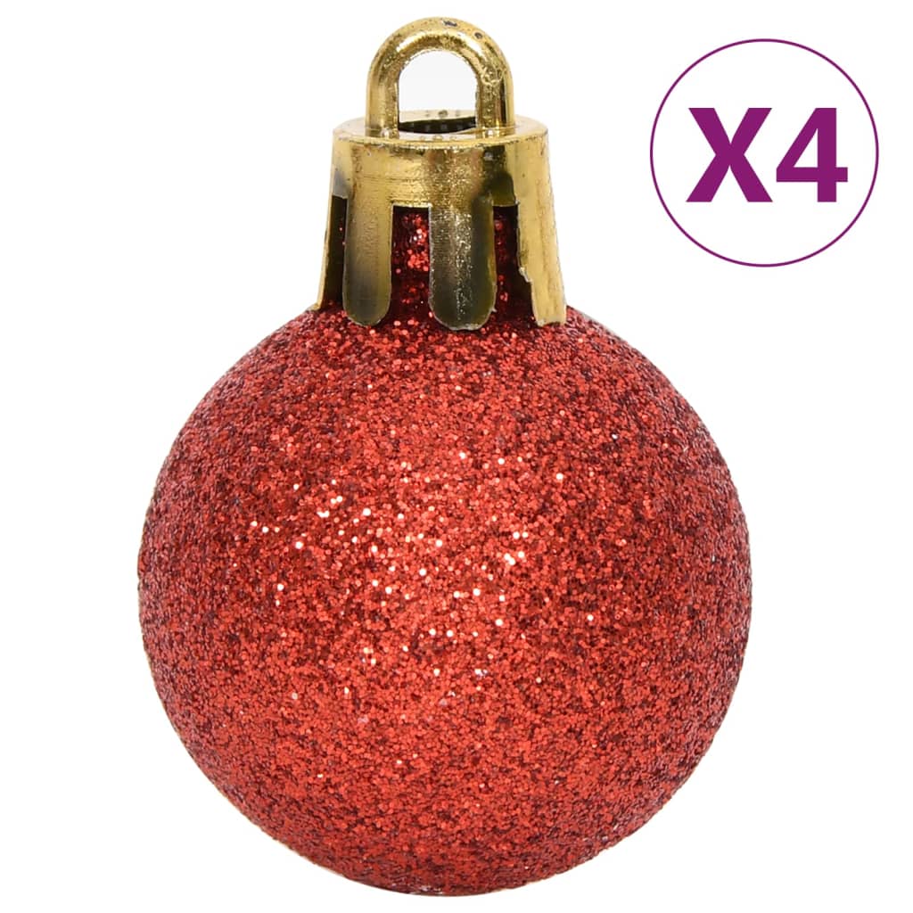 vidaXL 70-delige Kerstballenset goud en rood