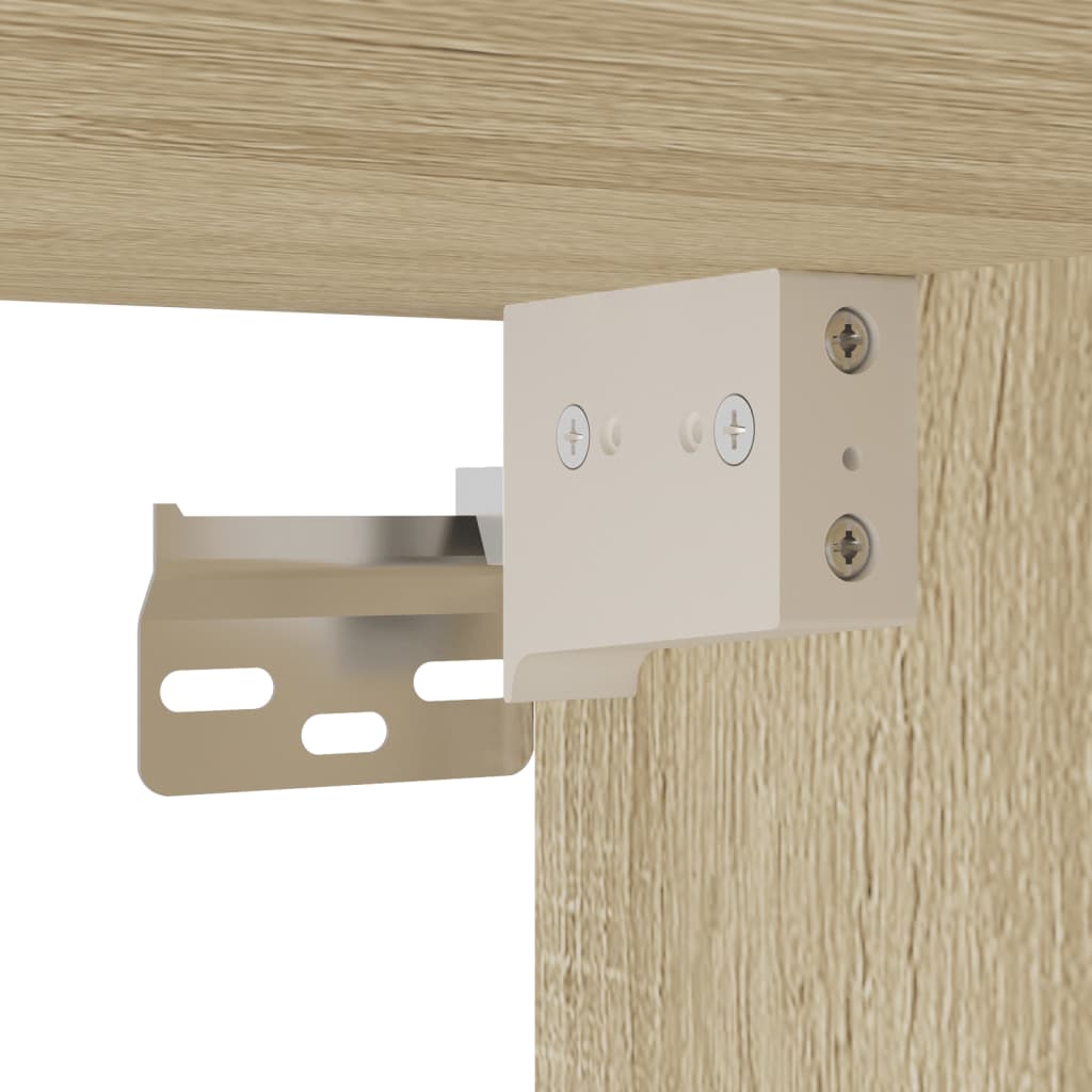 vidaXL Tv-wandmeubel met LED-verlichting 180x31x39,5 cm wit