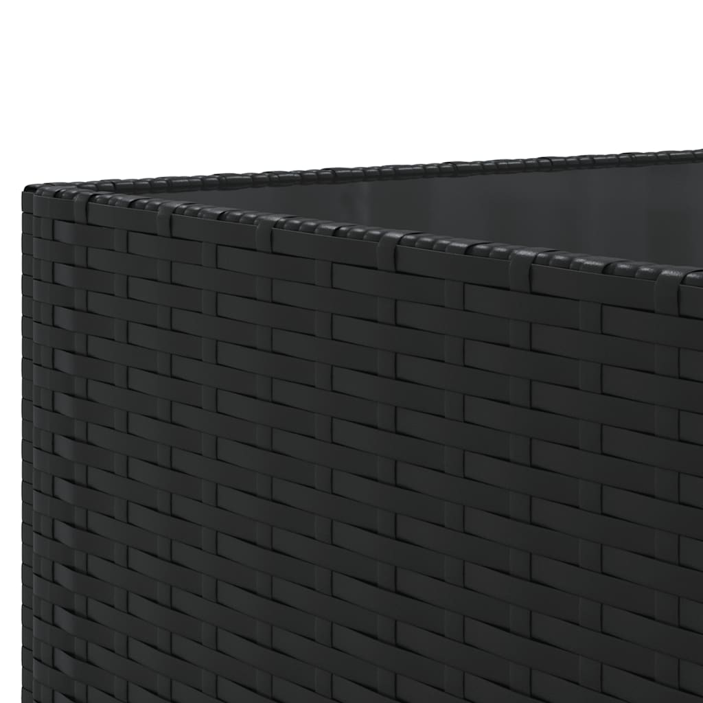 vidaXL 5-delige Loungeset met kussens poly rattan bruin