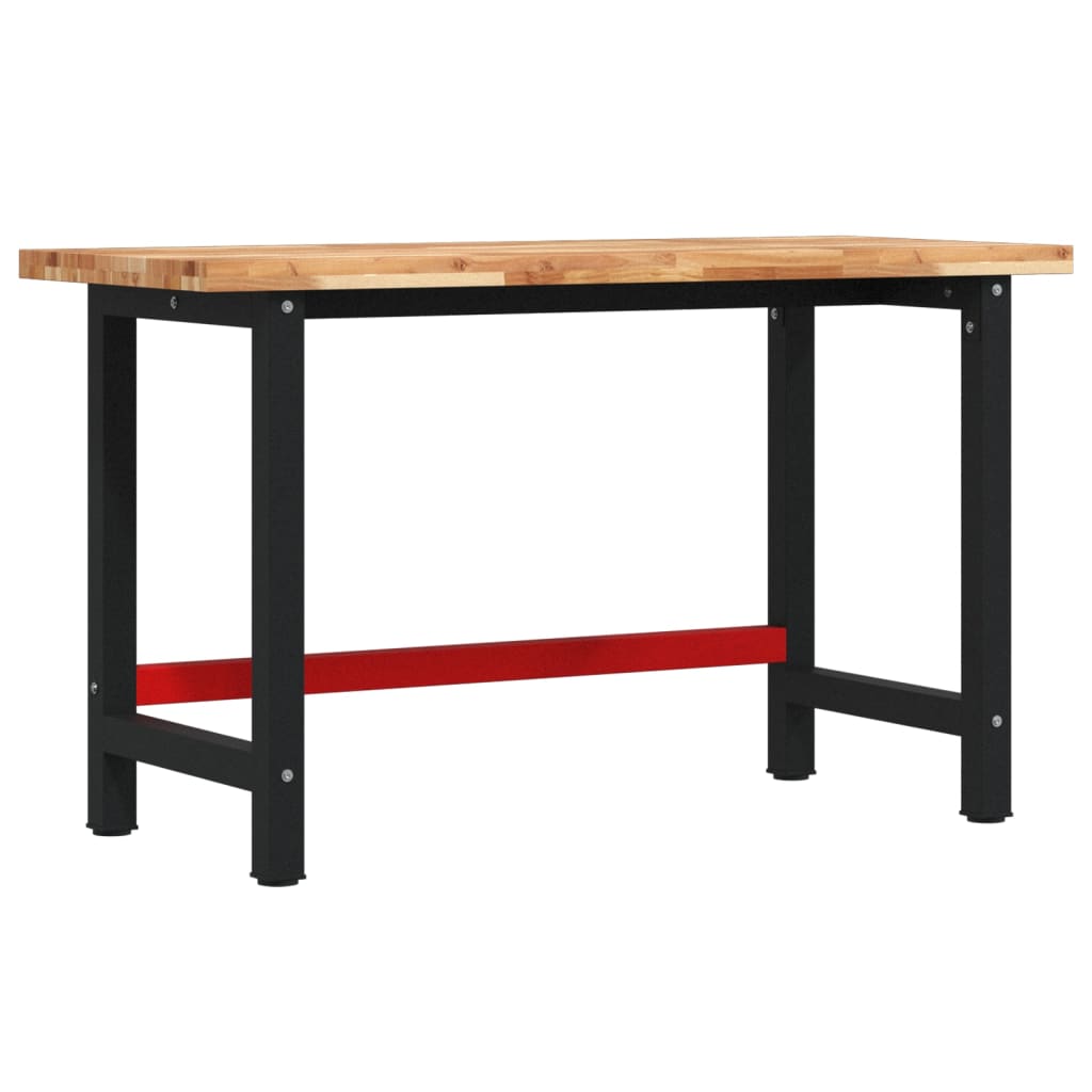 vidaXL Werkbank rechthoekig 100x60x83 cm massief acaciahout