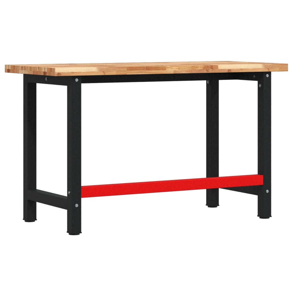 vidaXL Werkbank rechthoekig 100x60x83 cm massief acaciahout