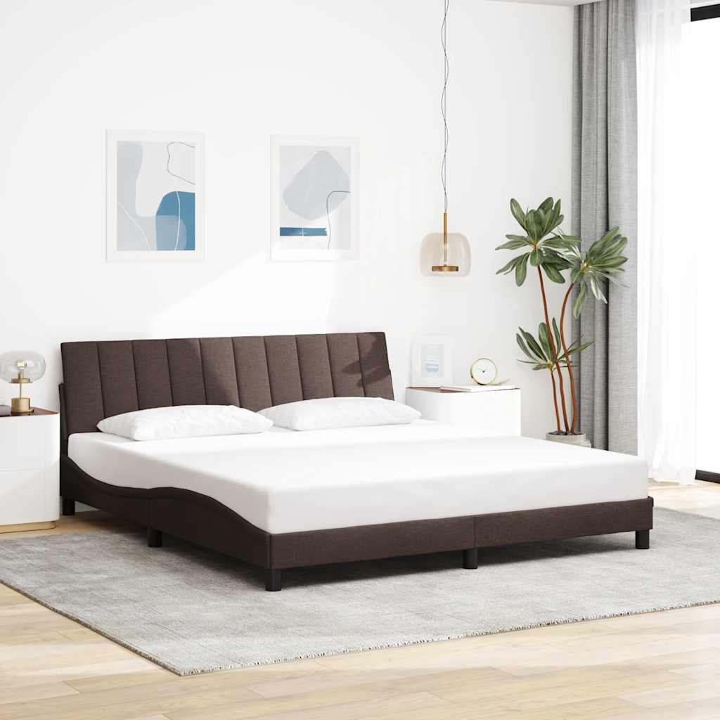 vidaXL Bed Frame without Mattress "Hanko" 80x200 cm Fabric Light Grey