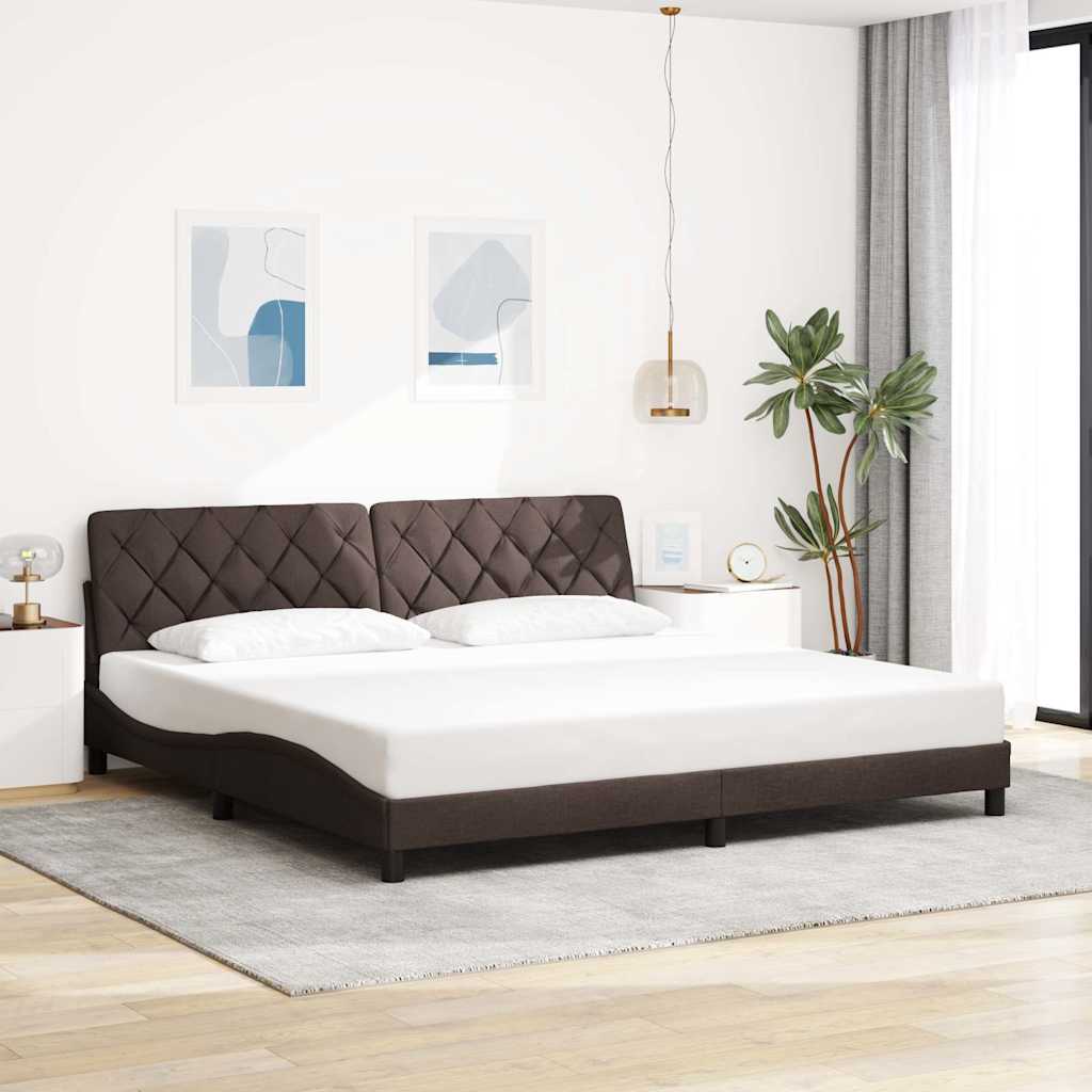 vidaXL Bedframe zonder matras 80x200 cm stof lichtgrijs