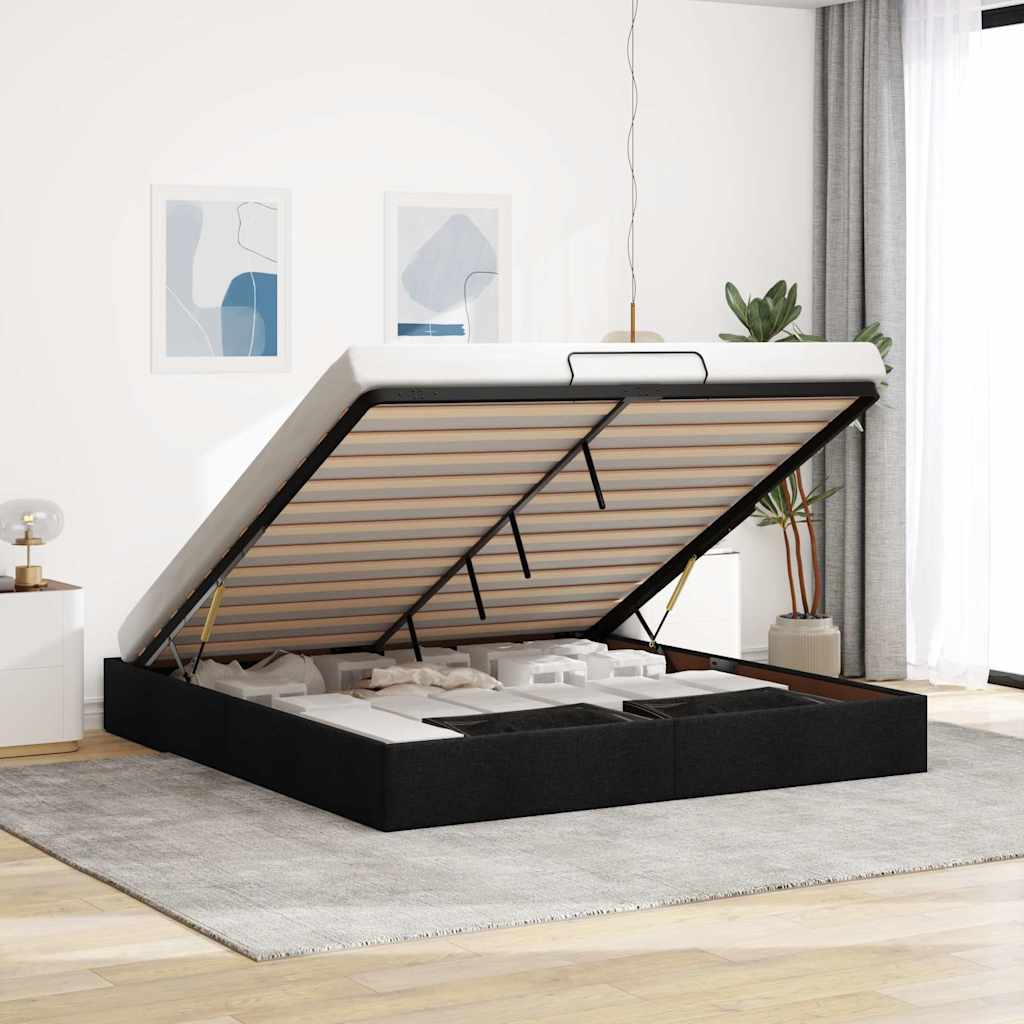 vidaXL Bed Frame No Mattress 80x200 cm Fabric Light Grey