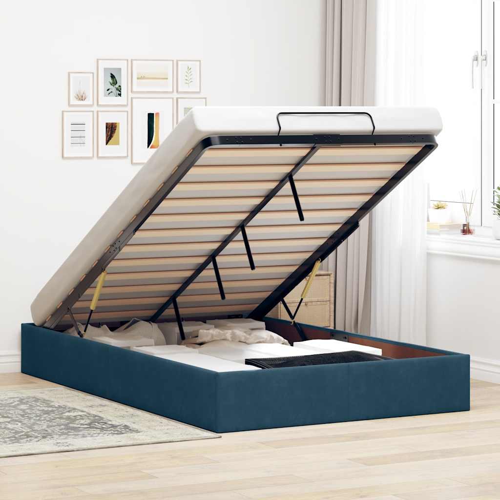 vidaXL Bed Frame without Mattress 80x200 cm Velvet Light Grey