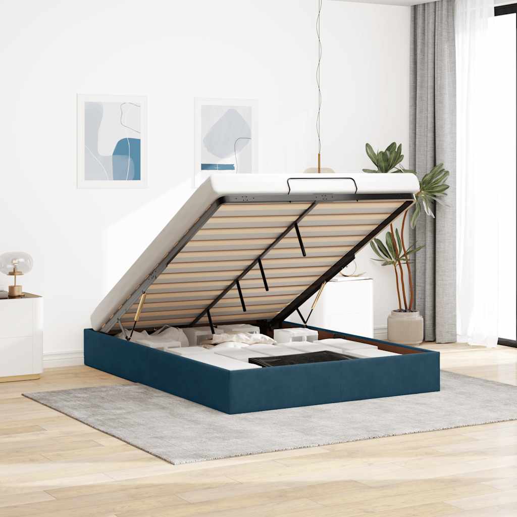 vidaXL Bed Frame without Mattress 80x200 cm Velvet Light Grey