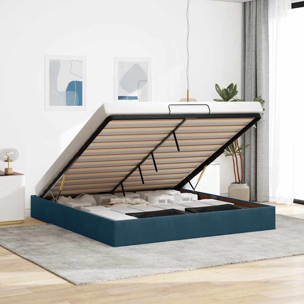 vidaXL Bed Frame without Mattress 80x200 cm Velvet Light Grey