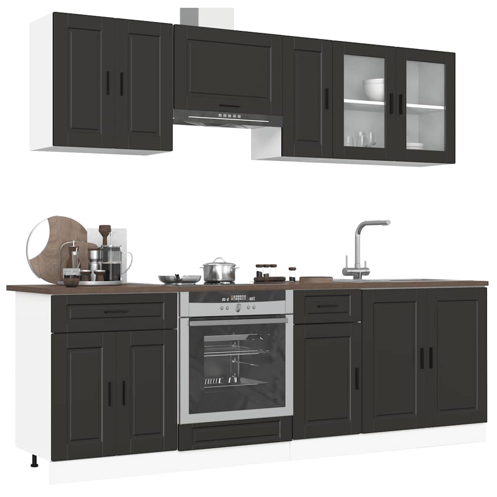 vidaXL 8-Piece Kitchen Cabinet Set Porto Engineered Wood White