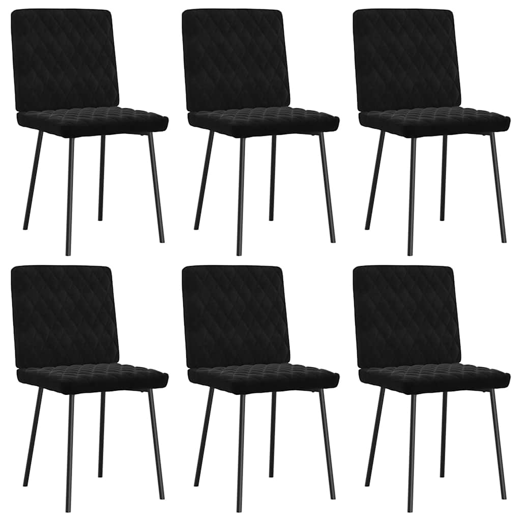 vidaXL Eetkamerstoelen 4 st fluweel lichtgrijs