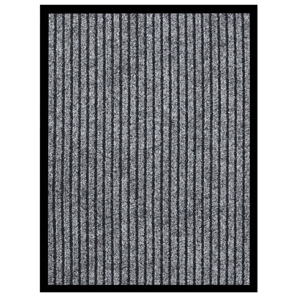vidaXL Deurmat 40x60 cm gestreept beige