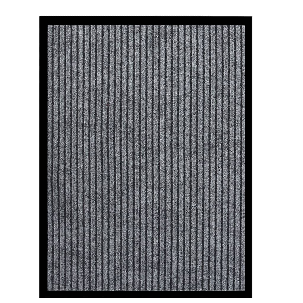 vidaXL Deurmat 40x60 cm gestreept beige
