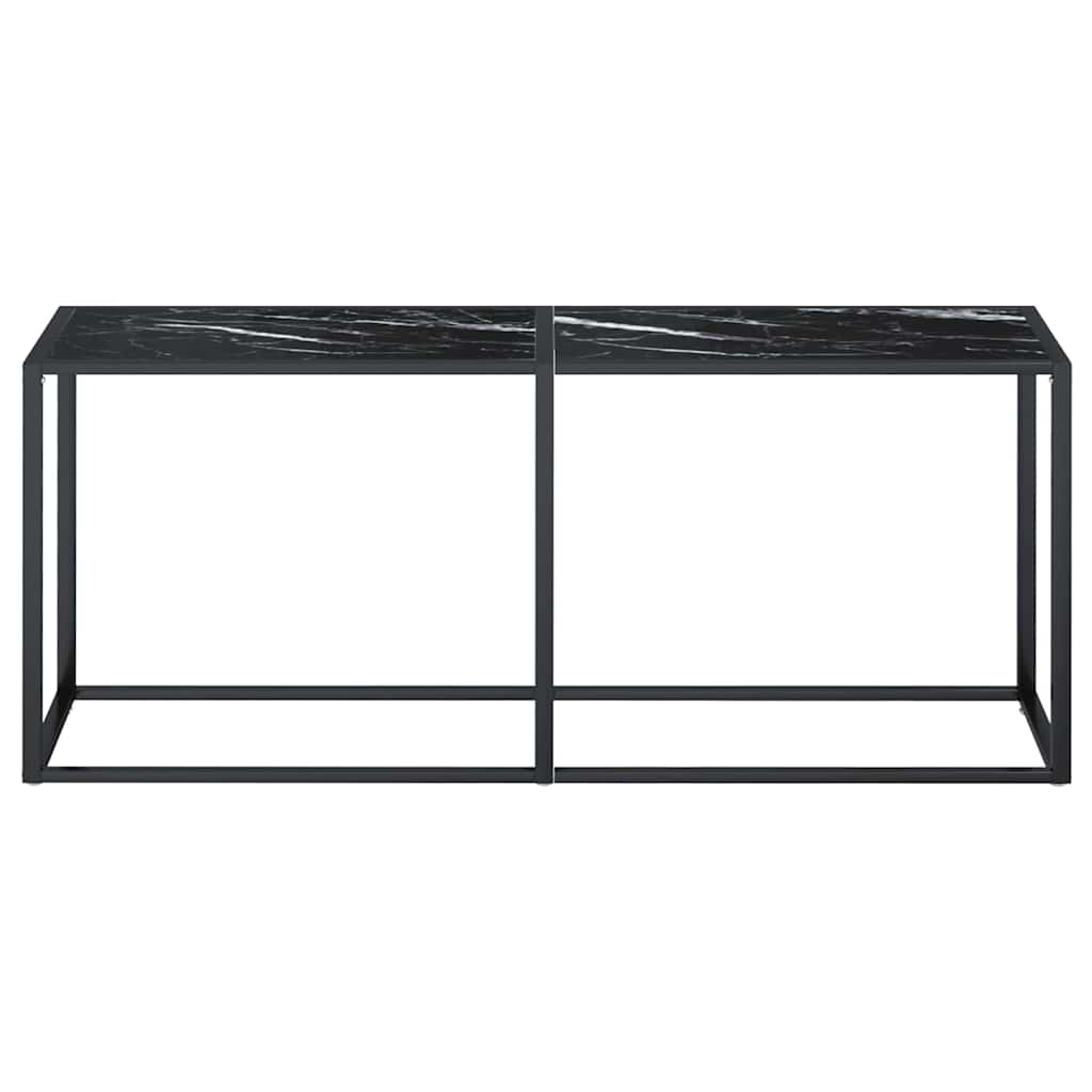 vidaXL Wandtafel 140x35x75,5 cm gehard glas transparant