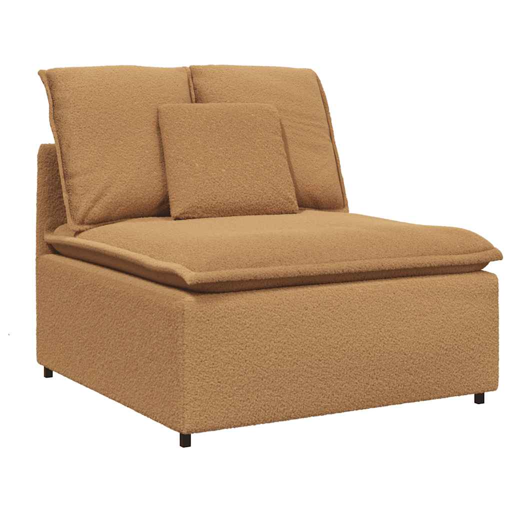 vidaXL Modulaire bank met kussens beige