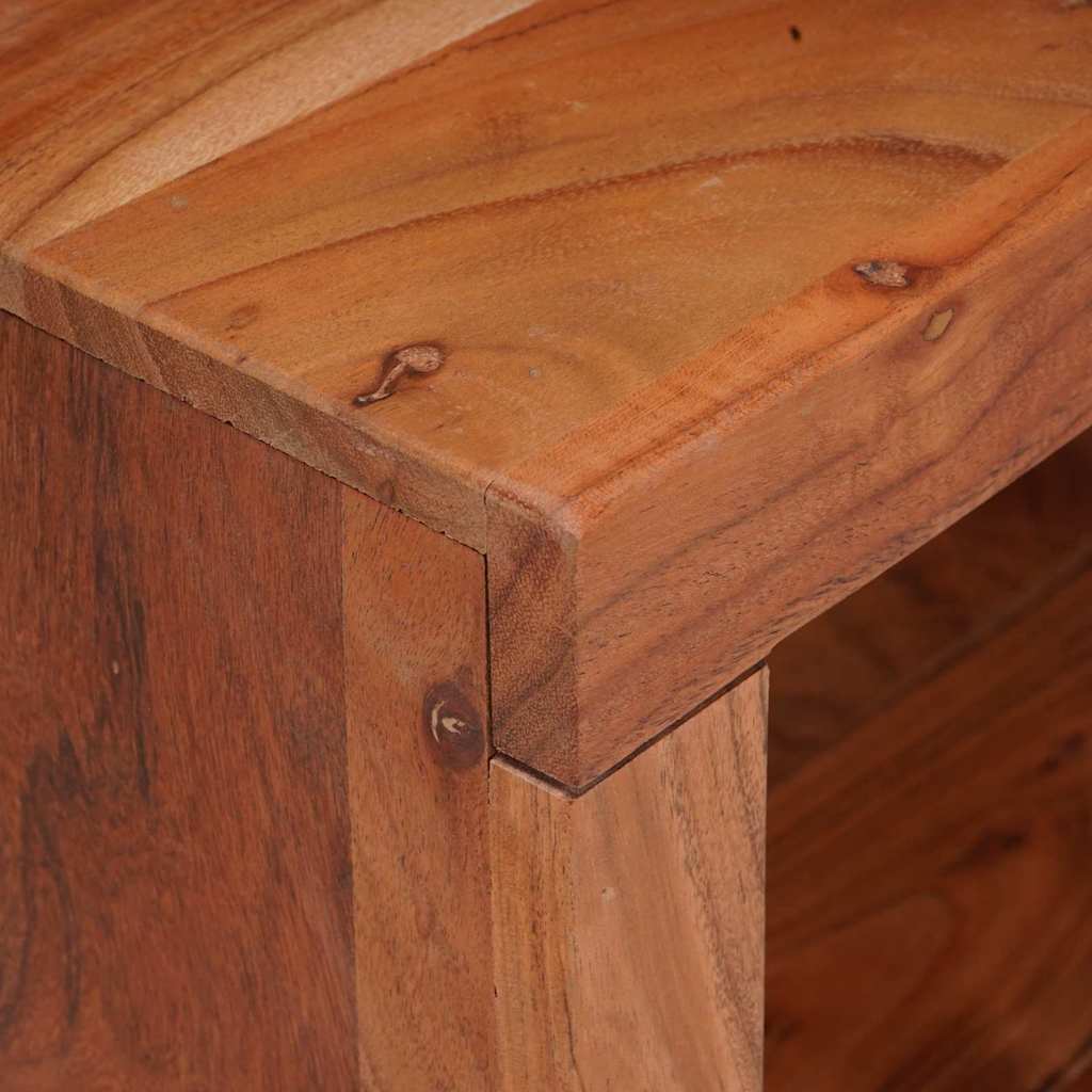 vidaXL Bookshelf 3 pcs Brown 50 x 30 x 110 cm Solid Acacia Wood